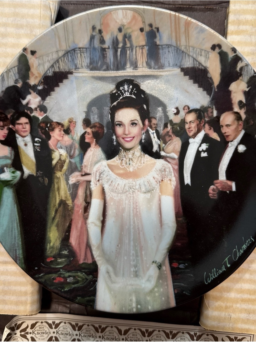 Knowles  Audrey Hepburn My fair lady” I could have danced all night” COA plate